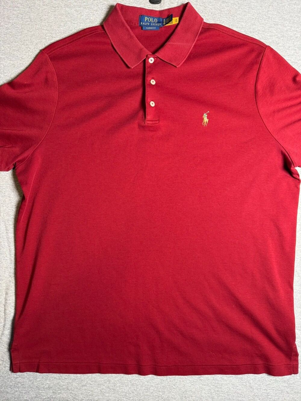 Polo Ralph Lauren Classic Fit Polo Shirt Red Pony Logo Men’s XL